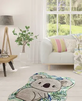 Koberce a koberečky Conceptum Hypnose Dětský koberec Koala 80x100 cm šedý/zelený
