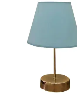 Lampy  Stolní lampa 1xE27/60W/230V zlatá 
