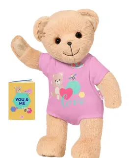 Hračky ZAPF CREATION - Medvídek Baby born, růžové oblečení