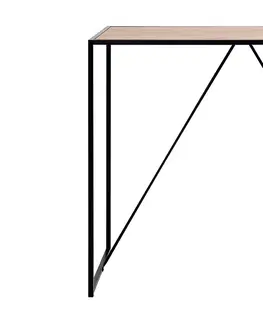 Barové stolky LuxD Designový barový stůl Maille 120 cm divoký dub