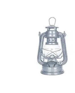 Zahradní lampy Brilagi Brilagi - Petrolejová lampa LANTERN 19 cm stříbrná 
