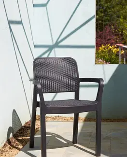 Zahradní křesla a židle KETER Zahradní křeslo SAMANTHA | hnědá
