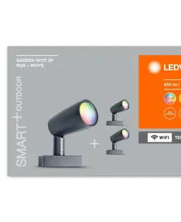 LED reflektory OSRAM LEDVANCE SMART+ Wifi Garden Spot 3P RGB + W 4058075478497