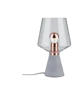 Lampy Paulmann Paulmann 79665 - 1xE27/20W Stolní lampa NEORDIC YORIK 230V 