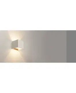 Osvětlení stěn SLV BIG WHITE SOLID CUBE, nástěnné světlo, QT14, šedé, max. 25W 1000910