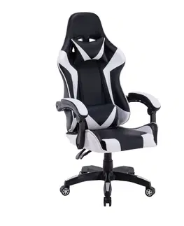 Kancelářské židle TP Living Herní křeslo Remus bílé