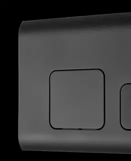 Kompletní WC sady WC tlačítko k nádržce REA F černé