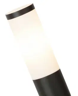 Moderní venkovní nástěnná svítidla Rabalux venkovní nástěnné svítidlo Black torch E27 1x MAX 25W matná černá IP44 8145