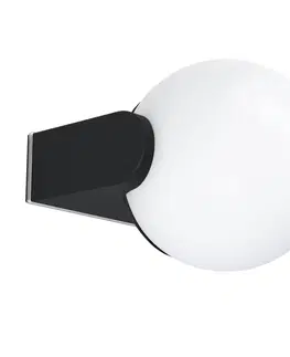 Venkovní nástěnná svítidla EGLO Venkovní nástěnné světlo Rubio, IP64, tvar koule