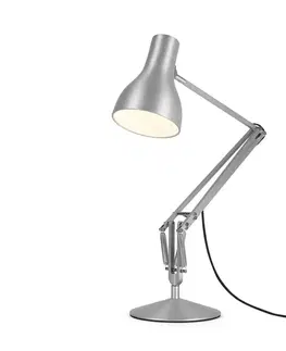 Stolní lampy kancelářské Anglepoise Anglepoise Type 75 stolní lampa stříbrná lesklá