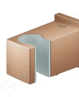 Koupelnové baterie GROHE Euphoria Cube Nástěnné kolínko s držákem, kartáčovaný Warm Sunset 26370DL0