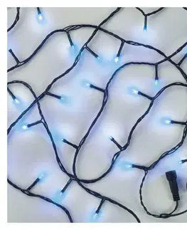 LED řetězy EMOS Standard LED spojovací vánoční řetěz, 10 m, venkovní i vnitřní, modrá D1AB01
