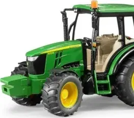 Hračky BRUDER - 02108 Traktor John Deere 5115 M s vlečkou