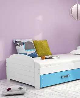 Postele BMS Dětská postel LILI Barva: bílá / modrá