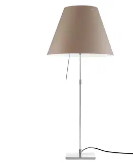Stolní lampy Luceplan Luceplan Costanza stolní lampa D13i hliník/nugát