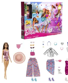 Hračky panenky MATTEL - Barbie módní adventní kalendář 2023