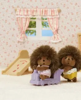 Dřevěné hračky Sylvanian Families Dvojčata ježci