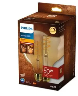 LED žárovky Philips LEDclassic 50W G120 E27 2200K GOLD RF 1PF