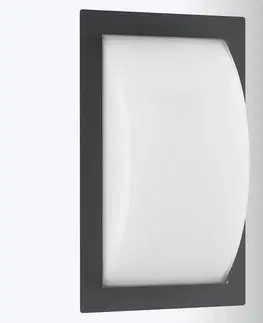 Venkovní nástěnná svítidla LCD Venkovní nástěnné svítidlo Ivett LED v grafitové barvě