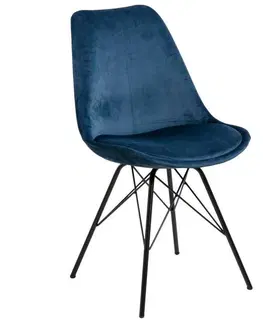 Židle do jídelny Jídelní Židle Eris Tmavě Modrá