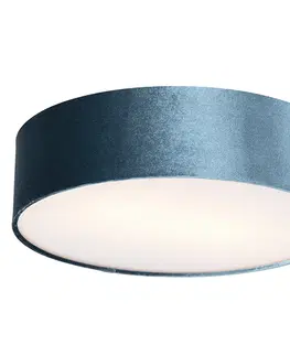 Stropni svitidla Moderní stropní svítidlo modré 40 cm - Buben