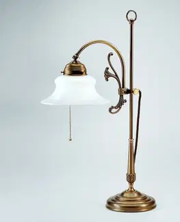 Stolní lampy Berliner Messinglampen Filigránová stolní lampa Elisabeth