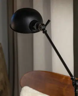 Stojací lampy Markslöjd Stojací lampa Portland, 2krát nastavitelná, černá