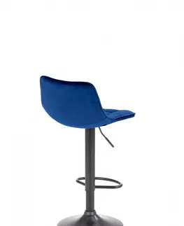 Barové židle HALMAR Barová židle Forbia tmavě modrá