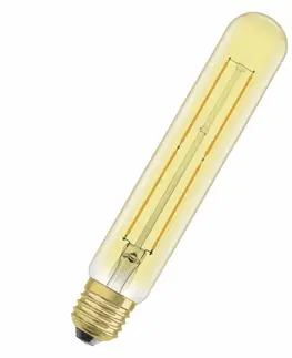 LED žárovky OSRAM Vintage 1906 LED CL Tubular  FIL GOLD 35 non-dim  4W/824 E27