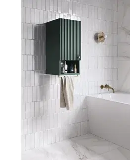 Koupelnový nábytek Hector Závěsná koupelnová skříňka Lore 73 cm zelená