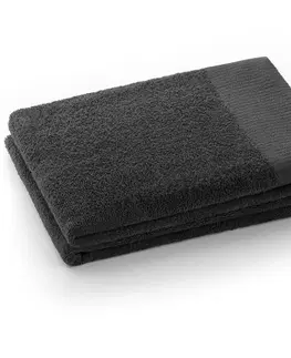 Ručníky Bavlněný ručník AmeliaHome AMARI tmavě šedý, velikost 70x140