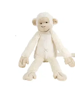 Hračky HAPPY HORSE - Opička Mickey n.1 krémová velikost: 28 cm
