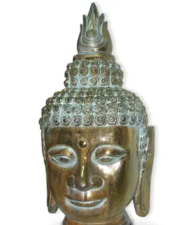Luxusní stylové sošky a figury Estila Hlava Buddhy 65cm