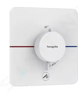 Koupelnové baterie HANSGROHE ShowerSelect Comfort Termostatická baterie pod omítku, matná bílá 15589700
