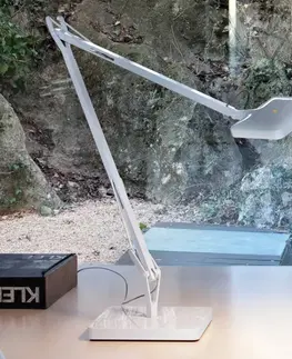 Stolní lampy FLOS FLOS Kelvin Edge - bílá LED stolní lampa