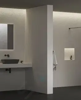 Koupelna RAVAK Walk-In Sprchová stěna Walk-In, 90x200 cm, černá/čiré sklo GW9W70300Z1C