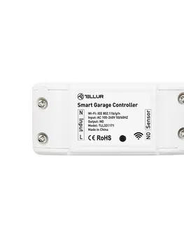 Domovní alarmy Tellur WiFi Smart sada pro ovládání garážových vrat, bílá