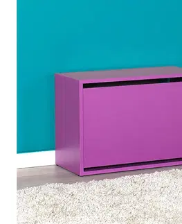 Botníky Adore Furniture Botník 42x60 cm fialová 