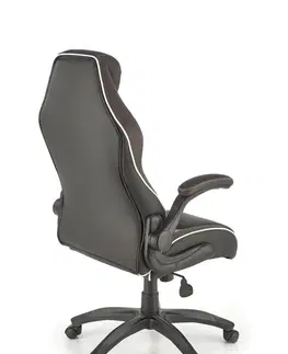 Kancelářské židle HALMAR Kancelářská židle Hamlet černo-šedá