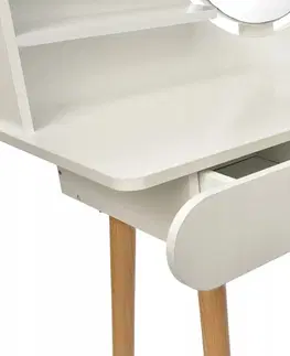 Toaletní stolky ArtJum Toaletní stolek SCANDI bílá | CM-891920