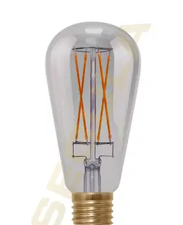 LED žárovky Segula 55500 LED rustika ST64 dlouhá vlákna kouřová šedá E27 5 W (21 W) 200 Lm 1.900 K