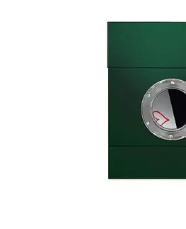 Poštovní schránky Radius design cologne Schránka na dopisy RADIUS DESIGN (LETTERMANN 2 STANDING darkgreen 564O) tmavě zelená