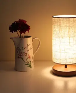 Lampy a lampičky Stolní lampa AYD-2785 krémová