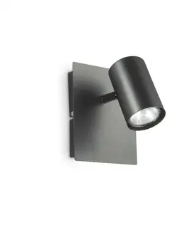 Moderní bodová svítidla Bodové svítidlo Ideal Lux Spot AP1 nero 115481 1x50W černé