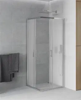 Sprchové kouty MEXEN Rio sprchový kout čtverec 70x70, mráz, chrom 860-070-070-01-30