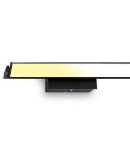 LED nástěnná svítidla BRILONER LED nástěnné svítidlo, s CCT svítidlo LED panel, stmívatelné 52,5 cm, 15 W, černá BRILO 3723-015