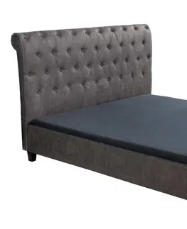 Designové postele LuxD Designová postel Viviano 160 x 200 cm tmavě šedá