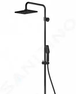 Sprchy a sprchové panely STEINBERG 390 Sprchový set s termostatem, 258x186 mm, matná černá 390 2700 S