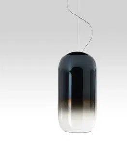 Moderní závěsná svítidla Artemide Gople - černá / modrá 1405350A
