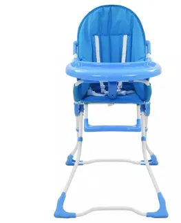 Dětské stoly a židle Dětská jídelní židlička Dekorhome Šedá